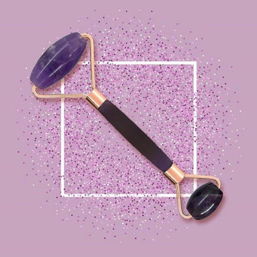 Salt and Crystal Amethyst Face Roller - ROOTS