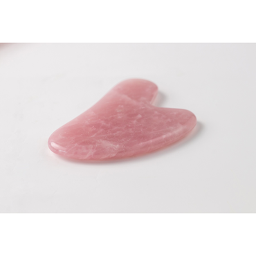 Salt and Crystal Rose Quartz Gua Sha - ROOTS