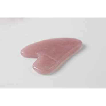 Salt and Crystal Rose Quartz Gua Sha - ROOTS