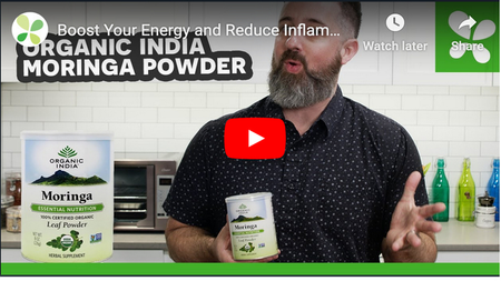 #Boost Your Energy and Reduce Inflammation with Organic India Moringa Powder