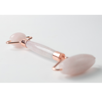 Salt and Crystal Rose Quartz Face Roller - ROOTS
