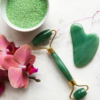 Salt and Crystal Jade Face Roller & Gua Sha Set - ROOTS