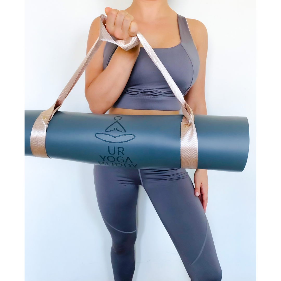 Polyurethane Yoga Mat - Design - Lotus - ROOTS